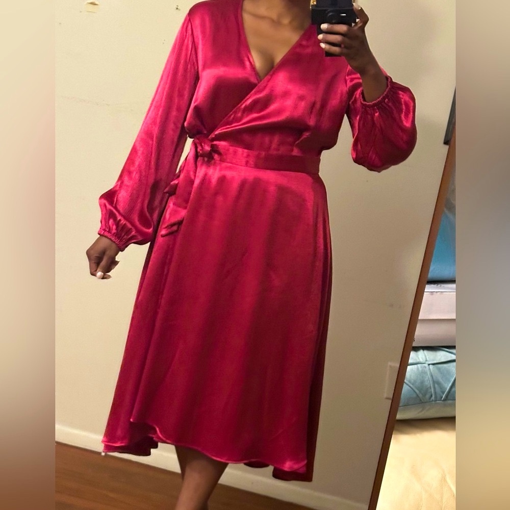 Shimmery HOT PINK Dress.